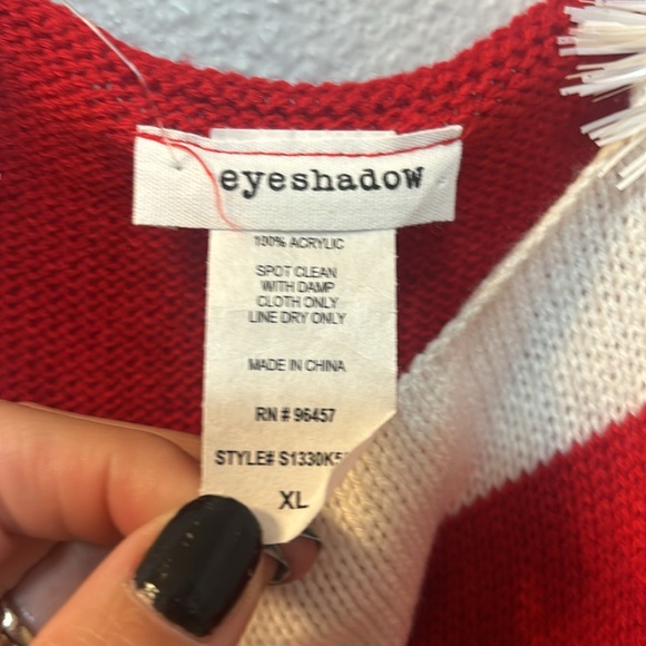 NWOT Eyeshadow Christmas romper size XL - Picture 4 of 5